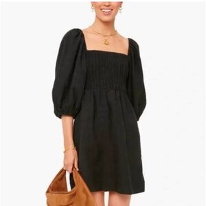 JCREW BROKEN-IN JERSEY SMOCKED BABYDOLL DRESS